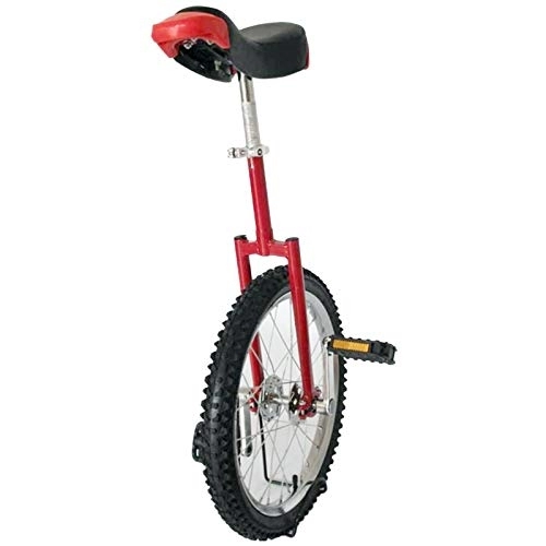 Monocicli : HWF Monociclo 24 / 20 / 18 / 16 Pollici Ruota Monociclo per Persone Alte / Bambini / Adulti, Starter Beginner Uni-Cycle Sport All'aperto Equilibrio in Bicicletta, 4 Colori Opzionali (Color : Red, Size : 16")