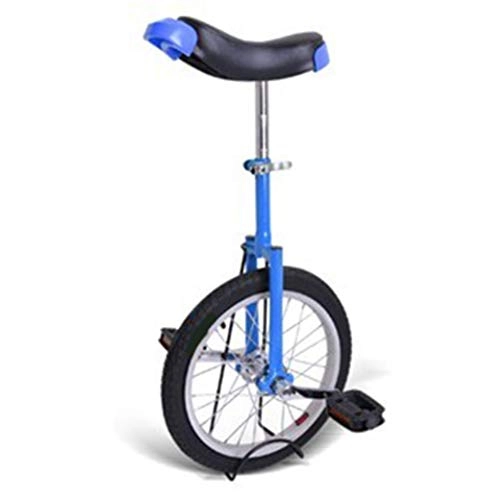 Monocicli : JUIANG Anello in Alluminio Spesso 20 Pollici Monociclo Alto Trainer - Altezza Regolabile Antiscivolo Bicicletta Esercizio - Leggero e Durevole Monociclo - per Principianti, Bambini e Adulti Blue