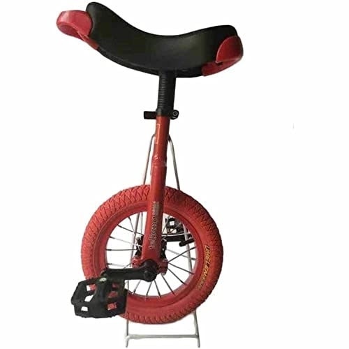 Monocicli : LJHBC Monociclo Piccolo Monociclo da 12 Pollici per Bambini, Monociclo per Principianti per Bambini / Ragazze più Piccoli di 5 Anni, Il miglior Regalo di Compleanno(Color:Rosso)