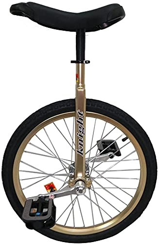 Monocicli : MLL Balance Bike, Monociclo Gold da 20" / 24" per Big Kid / Teen / Adulti / Donna / Uomo, per Principianti di Esercizi di Fitness, Cerchio in Lega Antiscivolo Bi