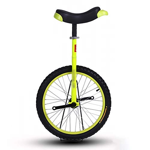 Monocicli : Monocicli for Adulti motorizzati Wheel Monociclo Cyclette con Prova della Perdita di Gomma butilica di Pneumatici for Outdoor Sport Fitness (Color : Yellow, Size : 16inch)