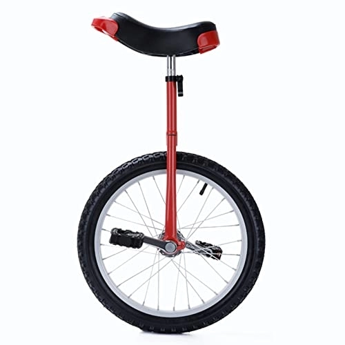 Monocicli : Monociclo da 16" / 18" / 20" per Allenatore Adulto Bambino, Monociclo da Allenamento per Bambini Regolabile in Altezza, Pneumatico Butilico Antiscivolo da Montagna, Equilibrio Esercizio Bicicletta