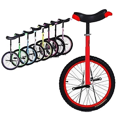 Monocicli : Monociclo Monociclo Trainer Rosso per Bambini / Adulti con Design Ergonomico, Bicicletta da Allenamento per Bicicletta da Ciclismo con Bilanciamento Antiscivolo Regolabile in Altezza ( Size : 18inch )