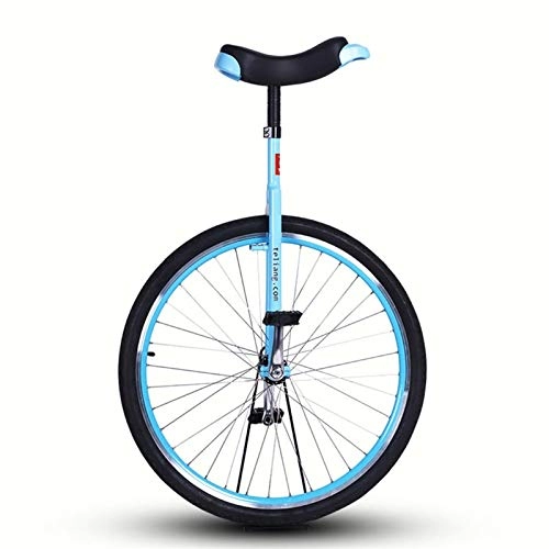 Monocicli : TTRY&ZHANG Blue 28"Monociclo per Persone Alte / Adulto / Big Boys Bambini / papà, Altezza 160-195 cm (63" -77"), Ruota a Prova di Skid a Tenuta da 28 Pollici, per l'esercizio di bilanciamento