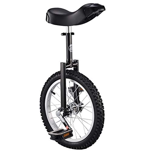 Monocicli : TTRY&ZHANG Unisex Monociclo Nero per Bambini / Adulti, Esercizio Auto-bilanciamento Bici da Ciclismo - Skidproof, Sport all'aperto Fitness (Size : 18INCH)