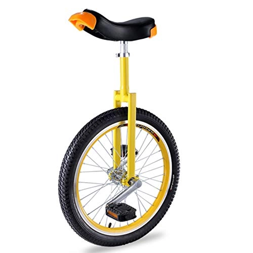 Monocicli : Unicycles for Kids Adulti principiante, 18 / 18 / 20 pollici Ruota monociclo con cerchio in lega e pneumatico a prova di skidproof, bilancia Bike esercizio divertente fitness ( Size : 20INCH WHEEL )