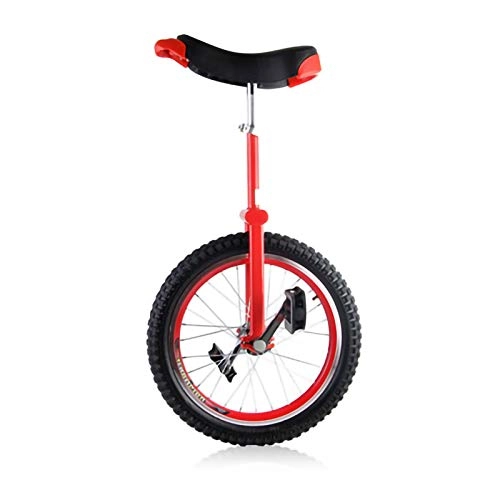 Monocicli : YYLL Monociclo acrobatico Biciclette Balance Scooter monoruota for Adulti della Bicicletta for Gli Sport Esterni Fitness (Color : Red, Size : 16inch)