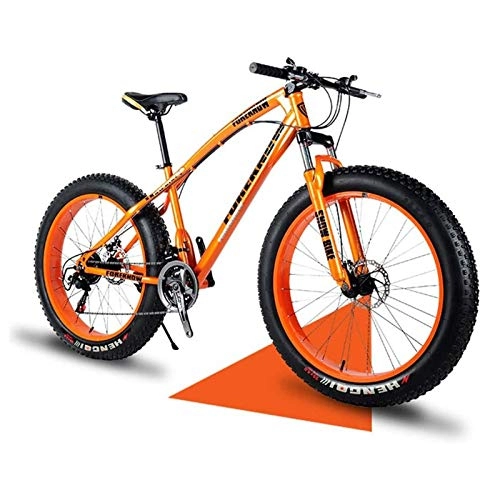 Mountain Bike : 26 " / 24" / 20 "Mountain Bikes, Pneumatico per adulti Adult Tire Trail Bike, Bicicletta 7 Velocità, Telaio in acciaio ad alta carbonio Dual Sospensione a doppia sospensione a doppio freno a disco (ara