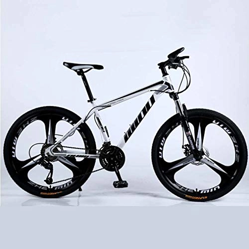 Mountain Bike : Adulti Mountain Bike, Spiaggia motoslitta Biciclette, Doppio Freno a Disco Biciclette, 26 Pollici in Alluminio Lega, Uomo Donna General Purpose, D, 24 Speed