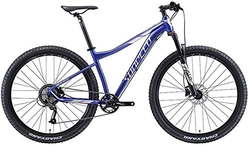 Mountain Bike : Aoyo 9 velocità Mountain Bike, for Adulti Big Wheels Hardtail for Mountain Bike, Telaio in Alluminio Sospensione Anteriore della Bicicletta, Mountain Bike Trail, Verdi