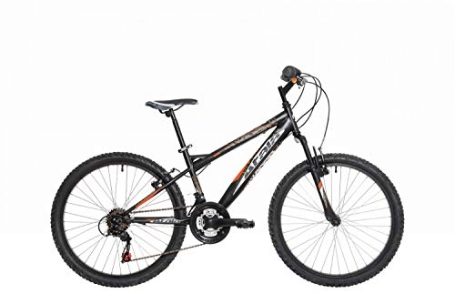 Mountain Bike : ATALA Bici Mountain Bike MTB Bimbo Invader Ruota 24" 18V Colore Nero Arancio 2019