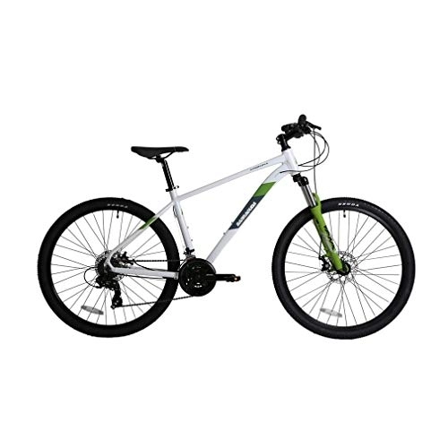 Mountain Bike : Barracuda Arizona Lega MTB, Bici Unisex, Bianco, 17.5in