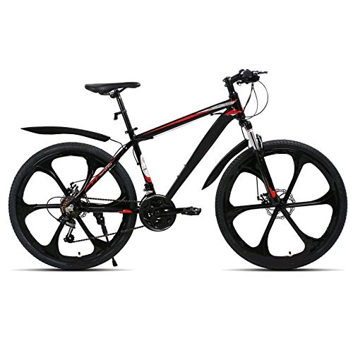 Mountain Bike : berglink 26 pollici 21 velocità in lega di alluminio sospensione Bike, doppio freno a disco mountain bike bicicletta arancione ruota raggi