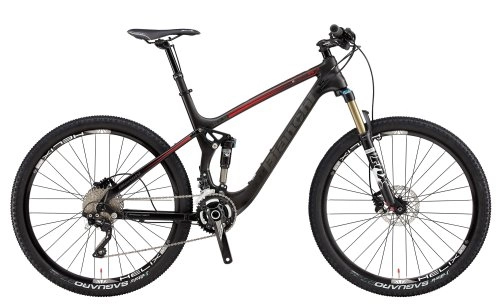 Mountain Bike : BIANCHI etanolo 27.2 FST Carbon 27, 5 SHIMANO XT / Deore 2 X 10 RH: 43, 48, 53 cm, nero opaco, L / RH: 48cm