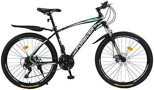 Mountain Bike : Bici da strada del Commuter City, 24 pollici for adulti Mountain bike, variabili del doppio freno a disco Velocit City Road biciclette, Trail-alta acciaio al carbonio neve, Mens / Womens , Unisex