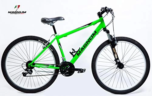 Mountain Bike : Bici Magnum MTB 27.5 Ammortizzata Verde Fluo
