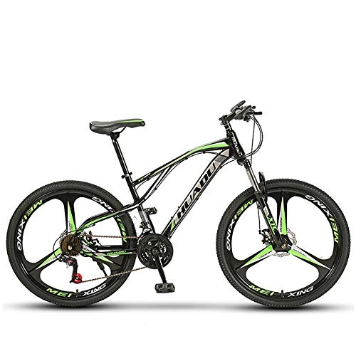 Mountain Bike : Bicicletta, All'aperto Fuori Strada Ammortizzatore Ragazzo Ragazza Mountain Bike da 24 / 26 Pollici Bicicletta A velocità Variabile 21 / 24 / 27 / 30 in Acciaio Ad Alto Tenore di Carbonio, 24 inch, 27 Speed