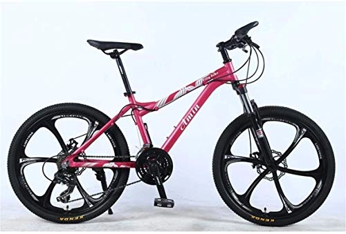 Mountain Bike : Bicicletta durevole di alta qualità, 24 Inch 24Speed ​​mountain bike for adulti, leggera in lega di alluminio Full frame, ruota anteriore Sospensione femminile OffRoad Studente Shifting adulti bicicle