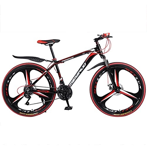 Mountain Bike : Bicicletta for Bambini 27 velocità ?Mountain Trail Bike, Telaio in Acciaio ad Alto tenore di Carbonio Biciclette MTB Freno a Doppio Disco for Uomo e donna / 8574