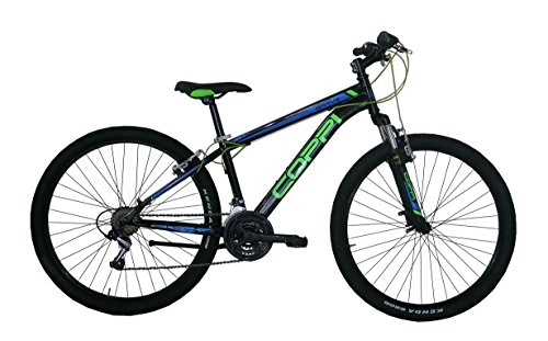 Mountain Bike : Bicicletta Mountain Bike 27'' Shimano TY21 21 Velocità COPPI Nero Misura 38