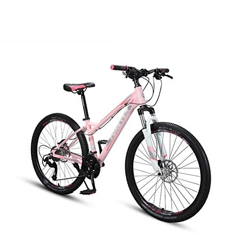 Mountain Bike : Bicicletta Mountain Bike Per Donne 26 Pollici 30 Velocità Bici Da Strada Con Freni A Disco Bici Da Strada Rosa Run-anmy0717 (Color : Pink)