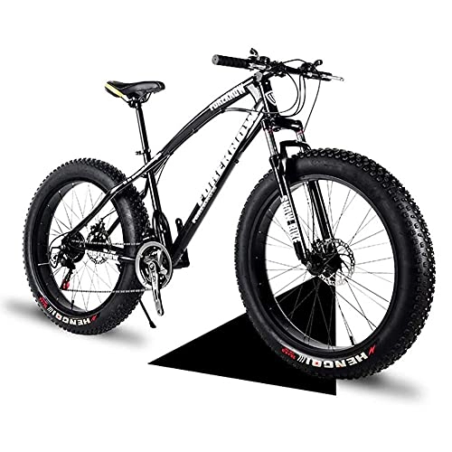 Mountain Bike : Biciclette da montagna da 26 " / 24" / 20 ", pneumatici a grasso per adulti Bicicletta da montagna, 7 / 11 / 24 Velocità Biciclette, Telaio in acciaio ad alta carbonio Dual Sospensione a doppia sospensio