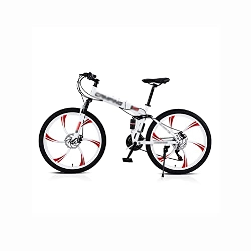 Mountain Bike : Bicycles for Adults 26 Inches Bicycle Mountain Bike Road Bike Foldable 21 Speeds Six-Wheel Cycling Suspension Bicycle for Outdoor Sports