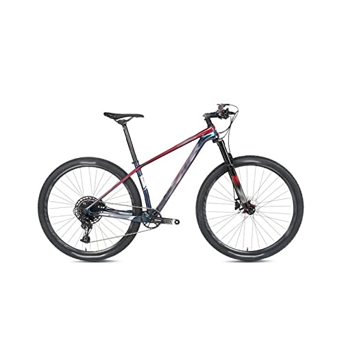 Mountain Bike : Bicycles for Adults Carbon Mountain Bike Bike (Color : Red)