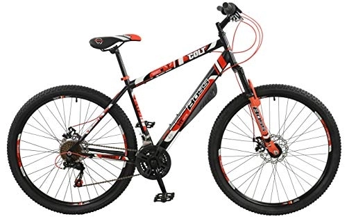 Mountain Bike : BOSS B3275100, Colt 45, 7 cm Uomo, Nero / Rosso / Bianco, 27.5