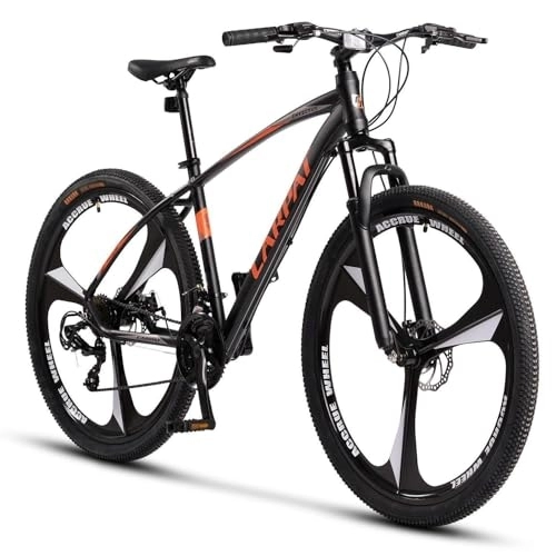 Mountain Bike : CARPAT Sport Mountain Bike 26 pollici Mountain bike per uomo donna 21 marce, cambio Shimano Tourney, cambio a catena (telaio in alluminio MTB, freno a disco meccanico)