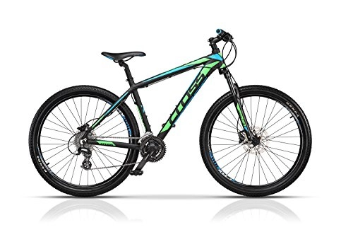 Mountain Bike : Cross Mountain Bike GRX 27, 5" (Telaio 41 cm, Nero Verde)