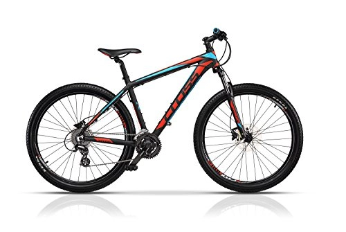 Mountain Bike : Cross Mountain Bike GRX 27, 5" (Telaio 56 cm, Nero Rosso)