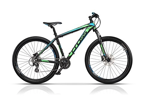 Mountain Bike : Cross Mountain Bike GRX 27, 5" (Telaio 56 cm, Nero Verde)