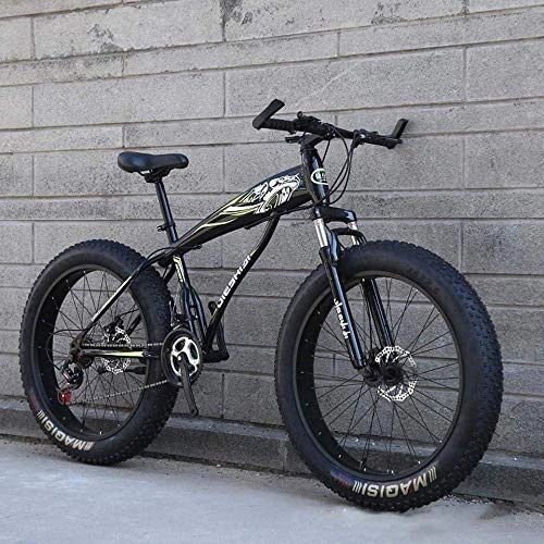 Mountain Bike : CSS Mountain bike a 27 velocità da 24 ' / 26', bici da neve a ruota grande, freno a doppio disco, forcella anteriore ammortizzante, bici da spiaggia fuoristrada all'aperto 6-11, 26 pollici