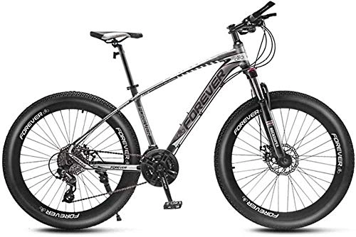 Mountain Bike : CXY-JOEL 24 Mountain Bike per Adulti Telaio Fat Tire Bicicletta a Doppia Sospensione Telaio in Lega Di Alluminio Mountain Bike per Tutti i Terreni 24 / 27 / 30 / 33 Velocità D 30 Velocità-30 Velocità_D