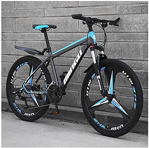 Mountain Bike : CXY-JOEL Mountain Bike da 26 Pollici Mountain Bike da Uomo in Acciaio ad Alto Tenore Di Carbonio Mountain Bike con Sedile Regolabile a Sospensione Anteriore A3 27 Speed-30 Speed_B5, A3