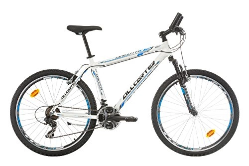 Mountain Bike : Dakota Allcarter Bicicletta Mountain Bike 26" Alluminio Telaio, Shimano 21 cambios (Gloss Bianco)