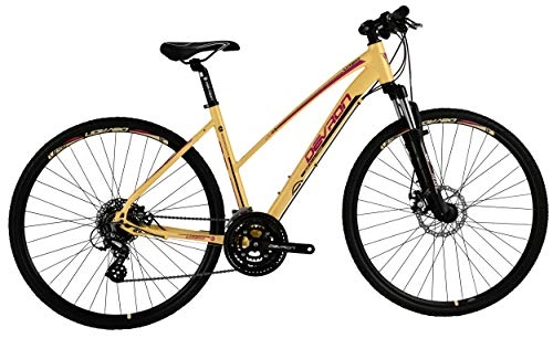Mountain Bike : Devron Cross LK2, 8 28 Pollice 52 cm Donne 24SP Freno a Disco Giallo
