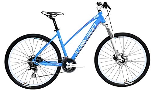 Mountain Bike : Devron Riddle LH1, 7 27, 5 Pollice 42 cm Donne 24SP Freno a Disco Blu