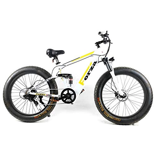 Mountain Bike : dme bike Fat-Bike Bicicletta Elettrica a Pedalata Assistita 26" Forza FAT V2.4 250W Bianco