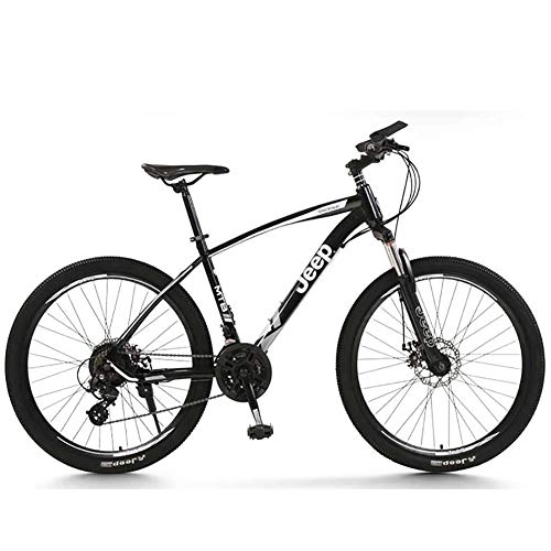 Mountain Bike : DULPLAY Mountain Bike, Unisex 24 velocità Freni A Doppio Disco D'urto Adulto Bicicletta, Lusso Bike da Strada Pneumatico Grasso Telaio in Alluminio C 27.5inch(170-190cm)