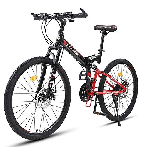 Mountain Bike : DULPLAY Unisex Bike da Mountain, Sedile Regolabile Alto-Acciaio al Carbonio 24 velocità Bike da Strada, Utilità Città Bicicletta A 26 Pollici