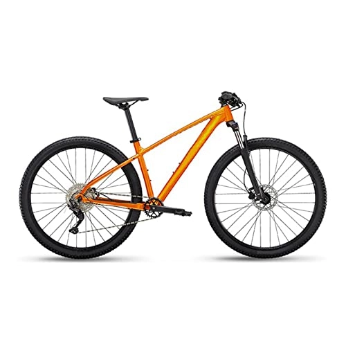 Mountain Bike : DXDHUB Mountain Bike, 10 velocità, ruote da 27, 5 pollici, ammortizzatore anteriore bloccabile, freni a disco idraulici, adatto per pendolarismo fuoristrada. (colore: arancione, taglia : XS)