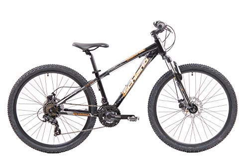 Mountain Bike : F.lli Schiano Ghost PRO, Bici MTB Uomo, Nero-Arancio, 26''