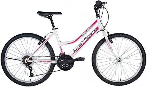 Mountain Bike : F.lli Schiano Power, Bicicletta MTB Donna, Bianco / Viola, XL