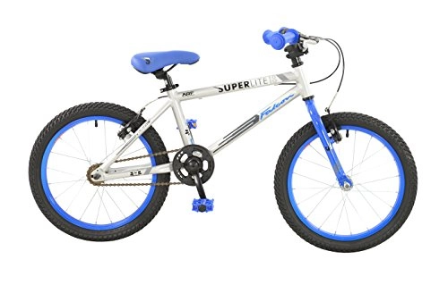Mountain Bike : Falcon ragazzo Superlite Bikes, Ragazzi, Superlite, Silver & Electric Blue, 18