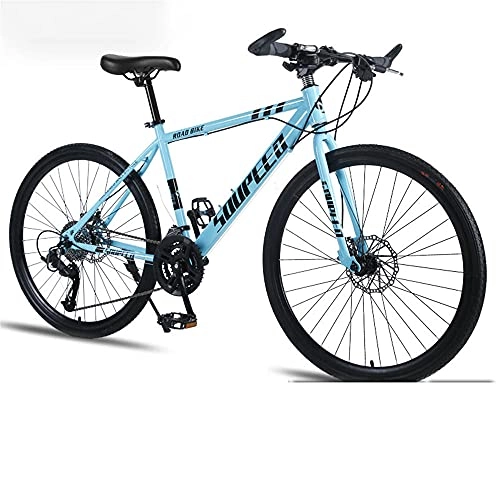 Mountain Bike : Freno biciclette da 26 pollici-meccanico-adatto per studenti adulti maschili e femminili di montagna da cross-country mountain bike-blu-21 velocità