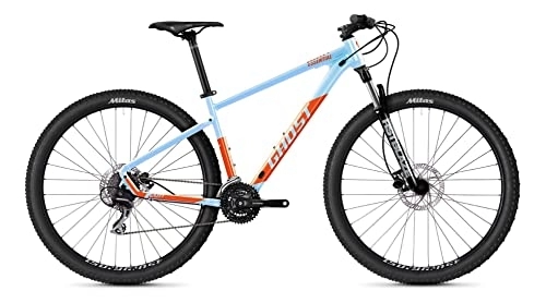 Mountain Bike : Ghost Kato Essential 29R Mountain Bike 2022 (M / 44 cm, Baby Blue Pearl / Dark Orange - Glossy)