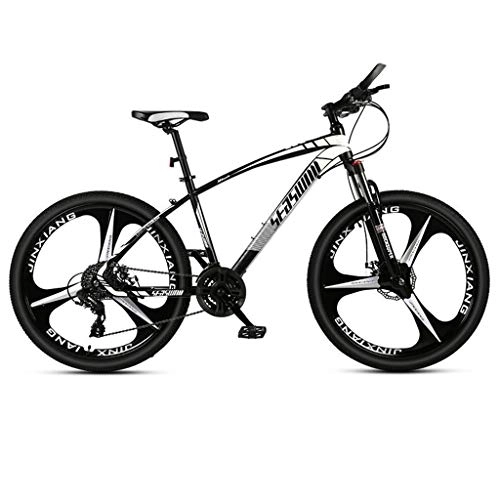 Mountain Bike : GXQZCL-1 Bicicletta Mountainbike, Mountain Bike, Biciclette Hardtail Montagna, Doppio Freno a Disco e Le sospensioni Anteriori, Acciaio al Carbonio Telaio, 26inch della Rotella di Magnetico MTB Bike
