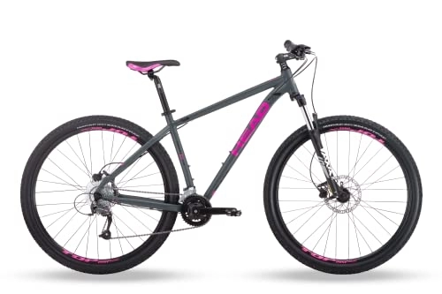 Mountain Bike : HEAD Granger Joy, Mountain Bike Donna, Grigio Opaco / Rosa, 52